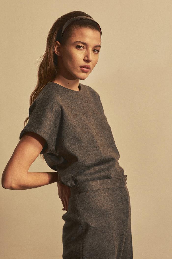 Giuliva Heritage Collection Laura Trousers In Wool Jersey