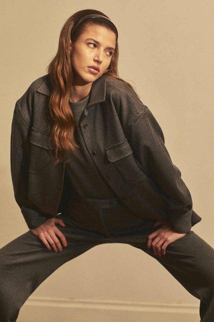 Giuliva Heritage Collection Laura Trousers In Wool Jersey