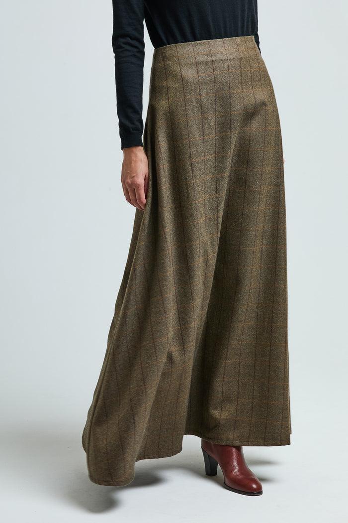 Giuliva Heritage Collection Lena Skirt In Wool Check