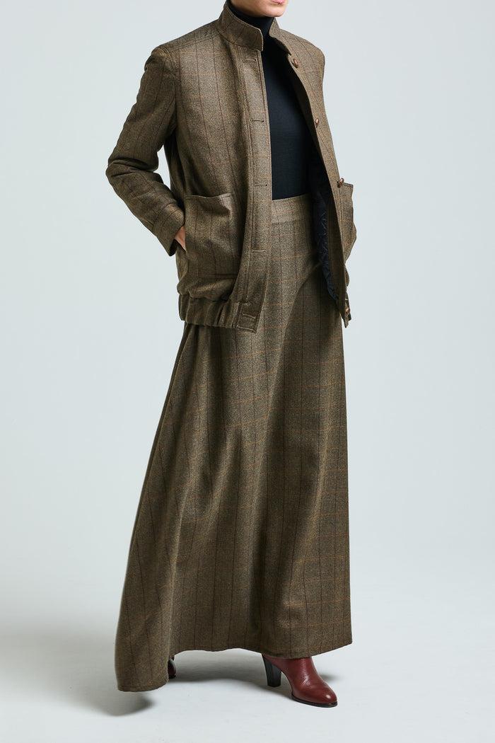 Giuliva Heritage Collection Lena Skirt In Wool Check