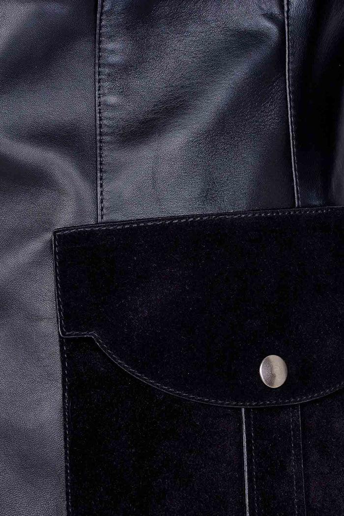 Giuliva Heritage Collection Liesel Jacket In Leather And Suede