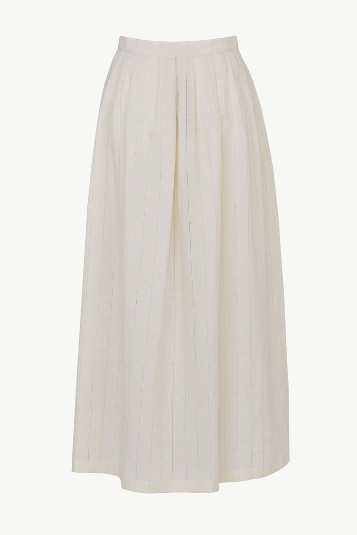 Giuliva Heritage Collection Lilium Skirt In Linen And Cotton