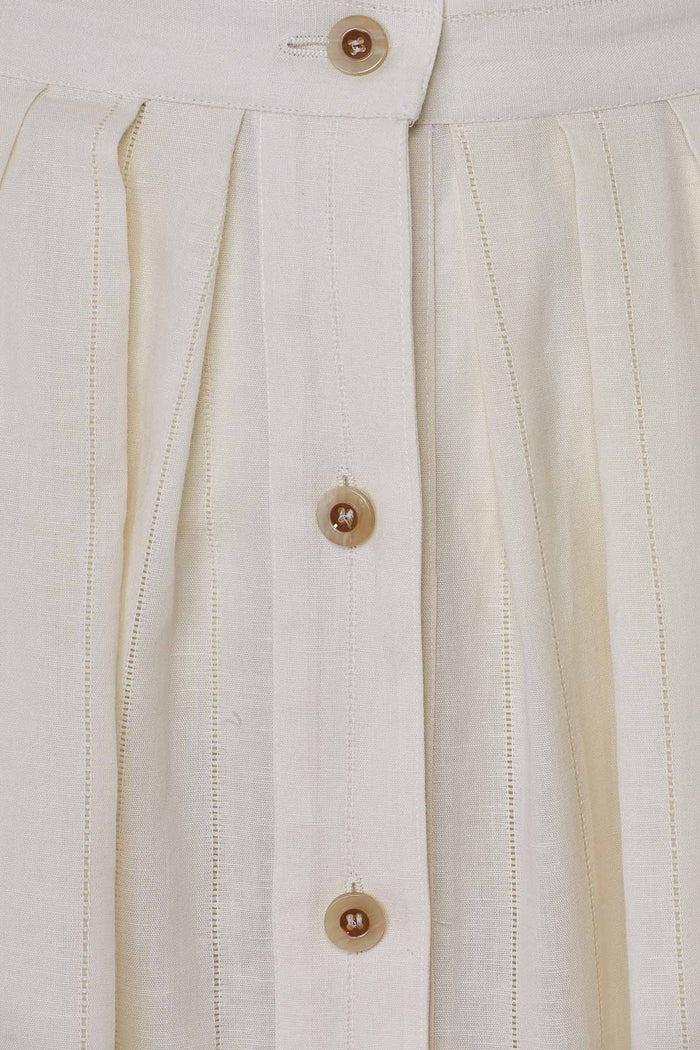 Giuliva Heritage Collection Lilium Skirt In Linen And Cotton