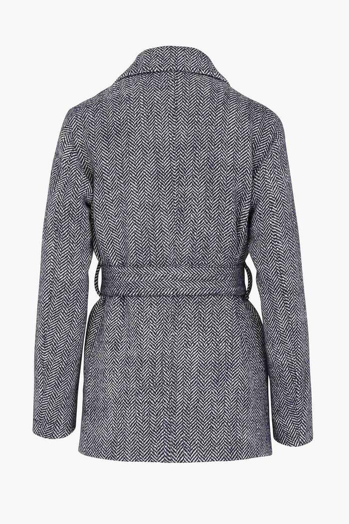 Giuliva Heritage Collection Linda Blazer In Wool Herringbone