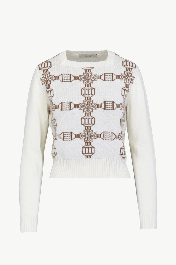 giuliva heritage collection Lou Sweater in Virgin Wool