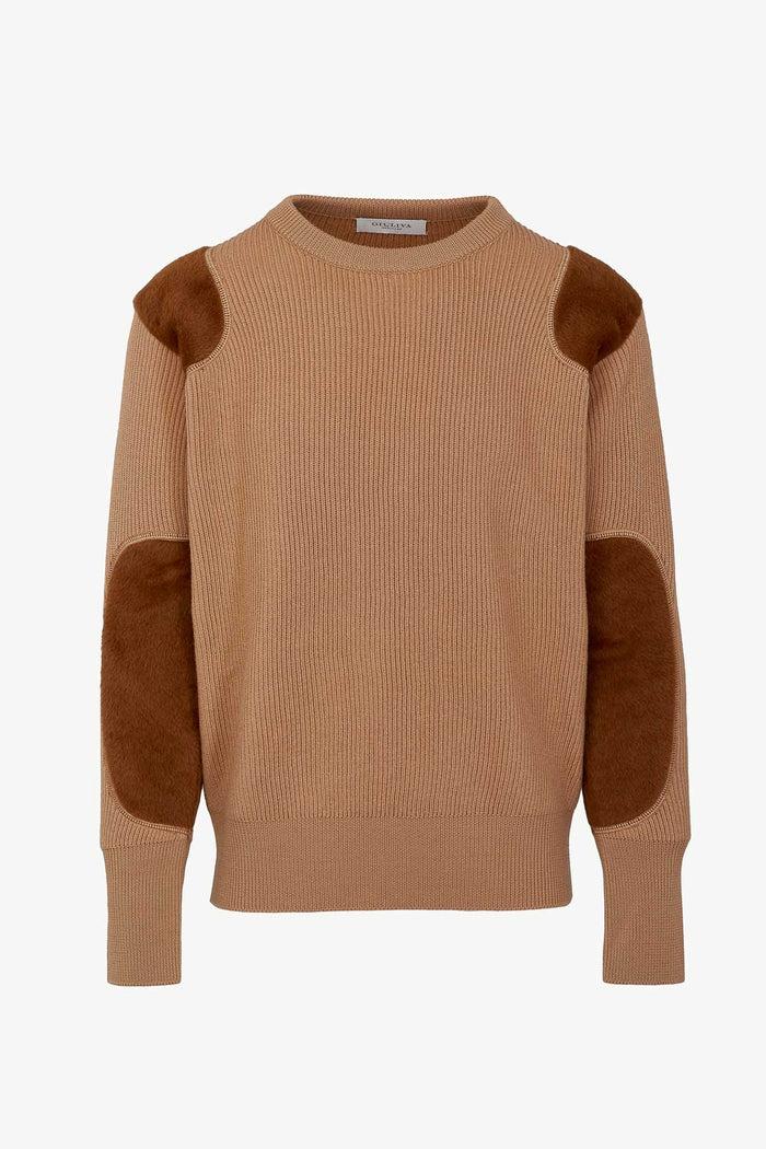 giuliva heritage collection Lucio Unisex Sweater in Wool Knit and Alpaca