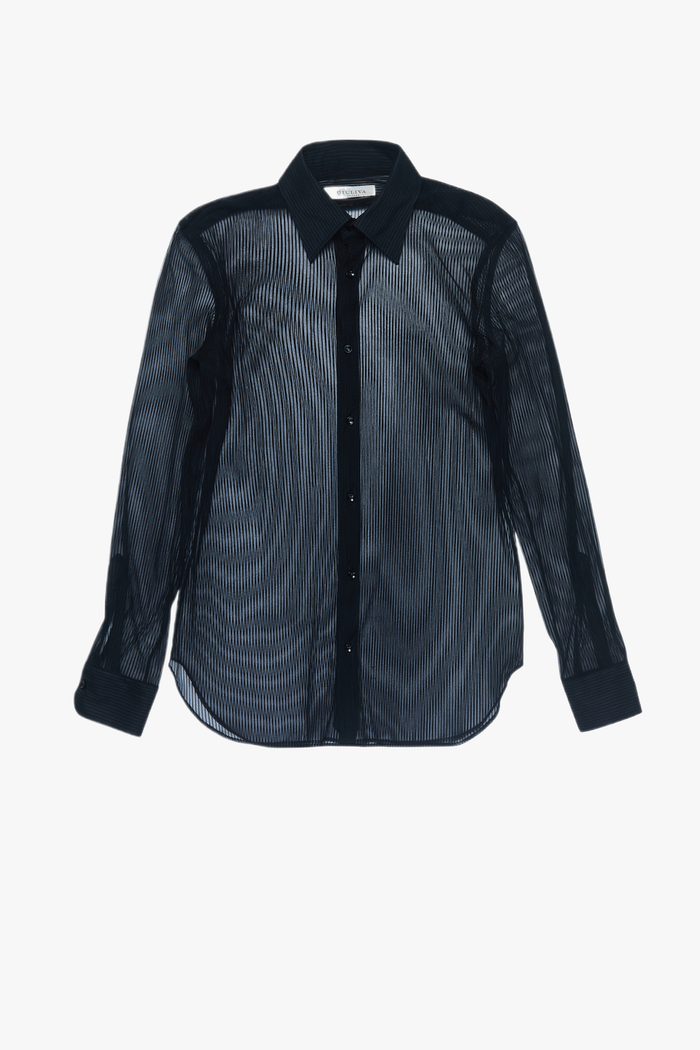 Giuliva Heritage Collection Luigi Shirt In Sheer Stripes