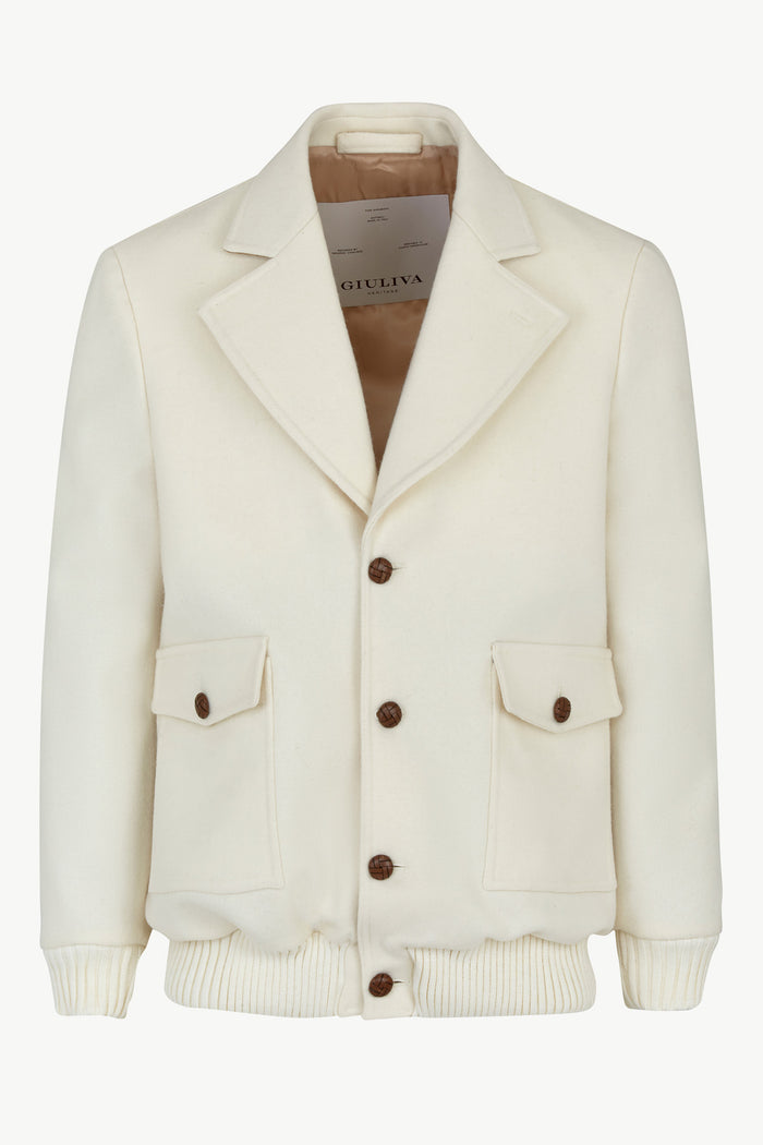 giuliva heritage collection Marcello Jacket in Boiled Wool