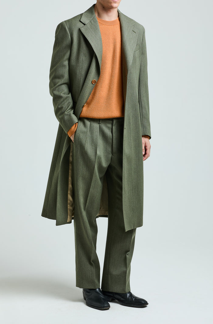 Giuliva Heritage Collection Mark Coat In Wool Covert