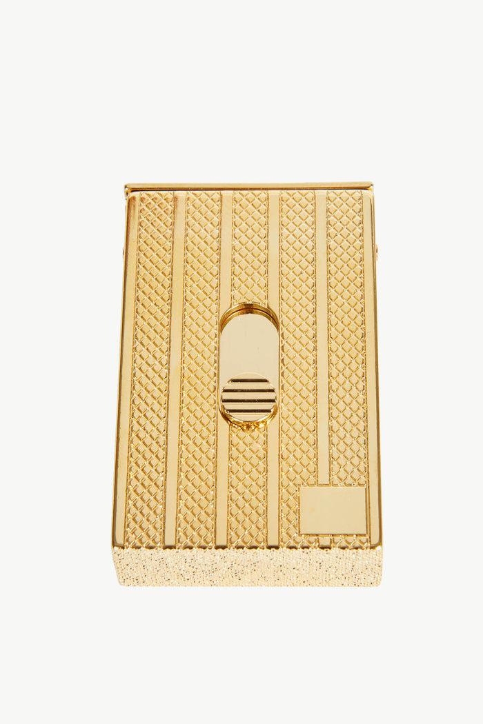 Giuliva Heritage Collection Matches Box In Brass With Gold Finish