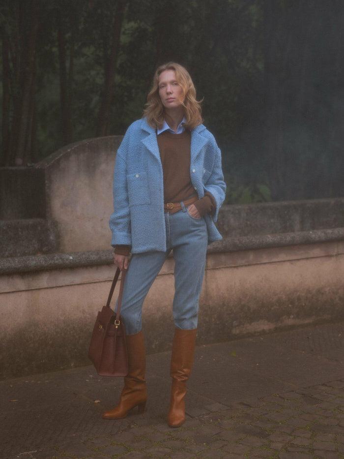 Giuliva Heritage Collection Meryl Jacket In Wool And Mohair Bouclé