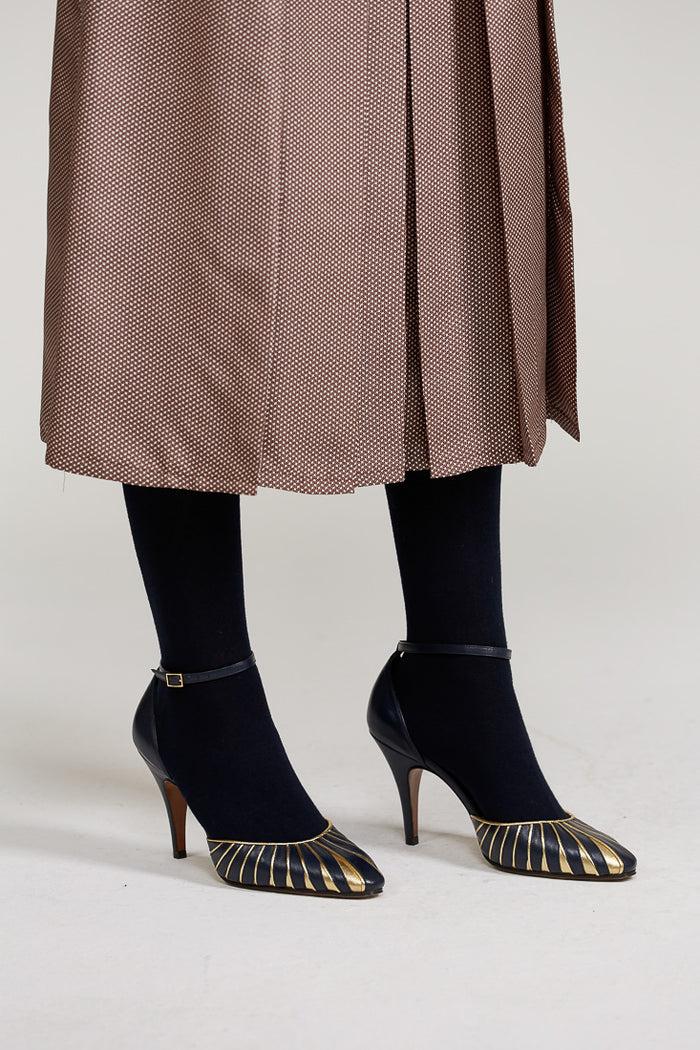 Giuliva Heritage Collection Midnight Pump In Leather