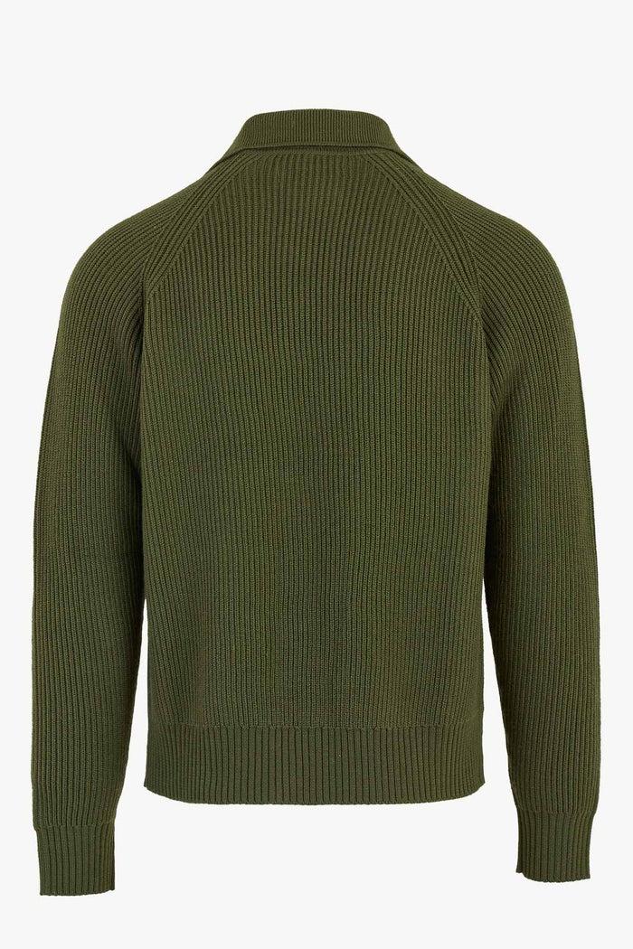 Giuliva Heritage Collection Nino Cardigan In Ribbed Wool Knit