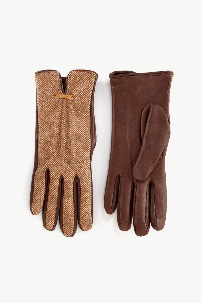giuliva heritage collection Norfolk Gloves in Fabric and Leather