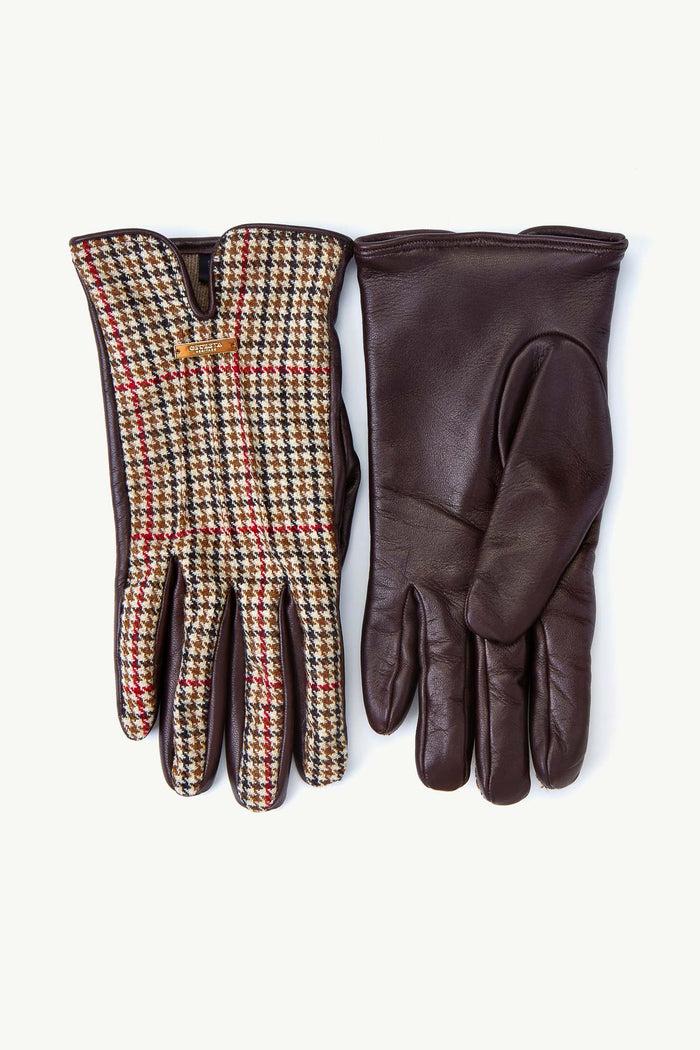 giuliva heritage collection Norfolk Men's Gloves in Fabric and Leather