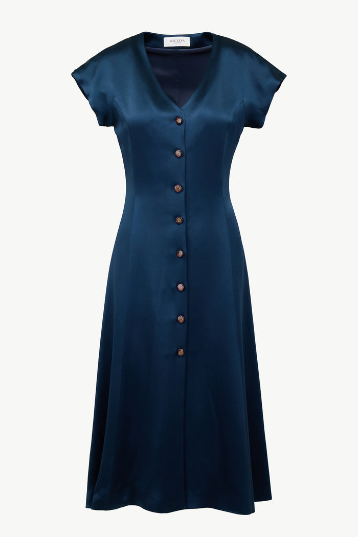 Giuliva Heritage Collection Novella Dress In Viscose Blend Satin