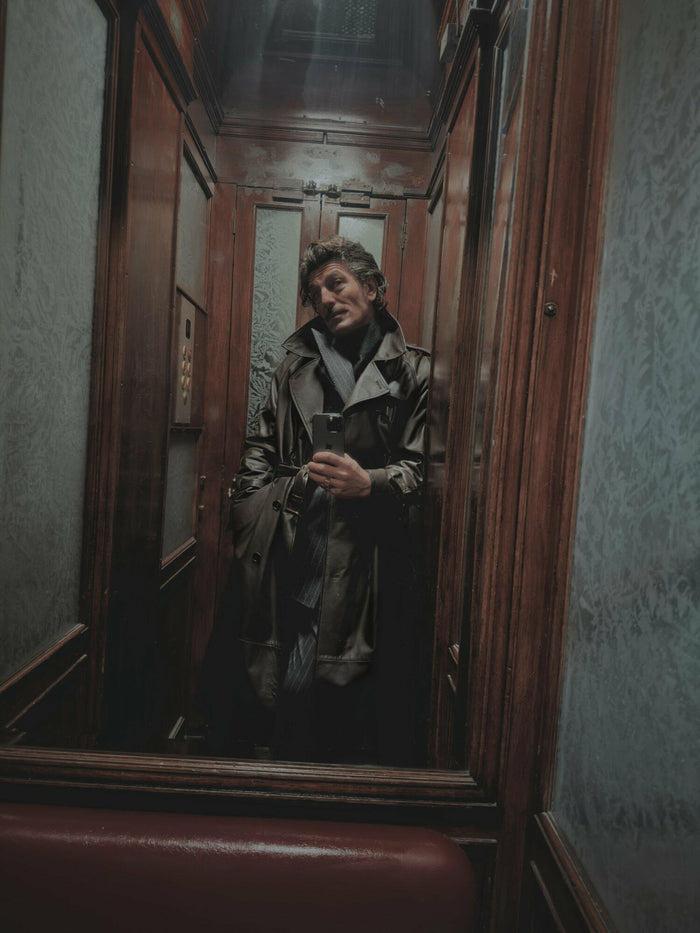 Giuliva Heritage Collection Oscar Trench Coat In Leather