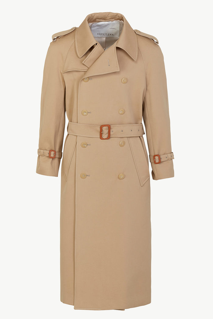 Giuliva Heritage Collection Oscar Trench Coat In Rainproof Cotton