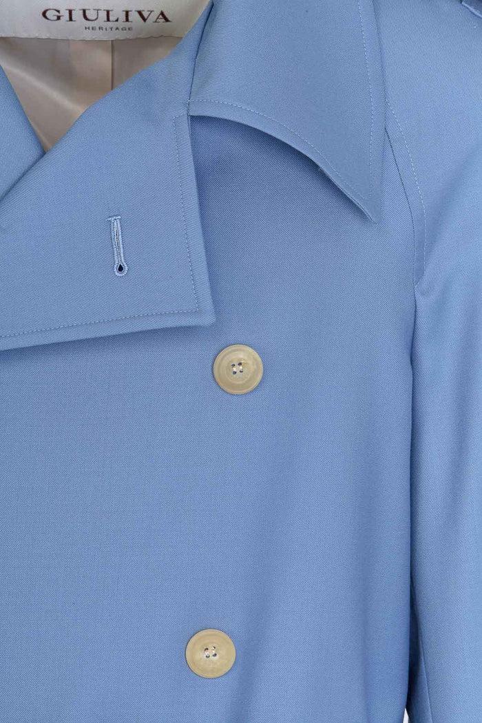 Giuliva Heritage Collection Oscar Trench Coat In Virgin Wool