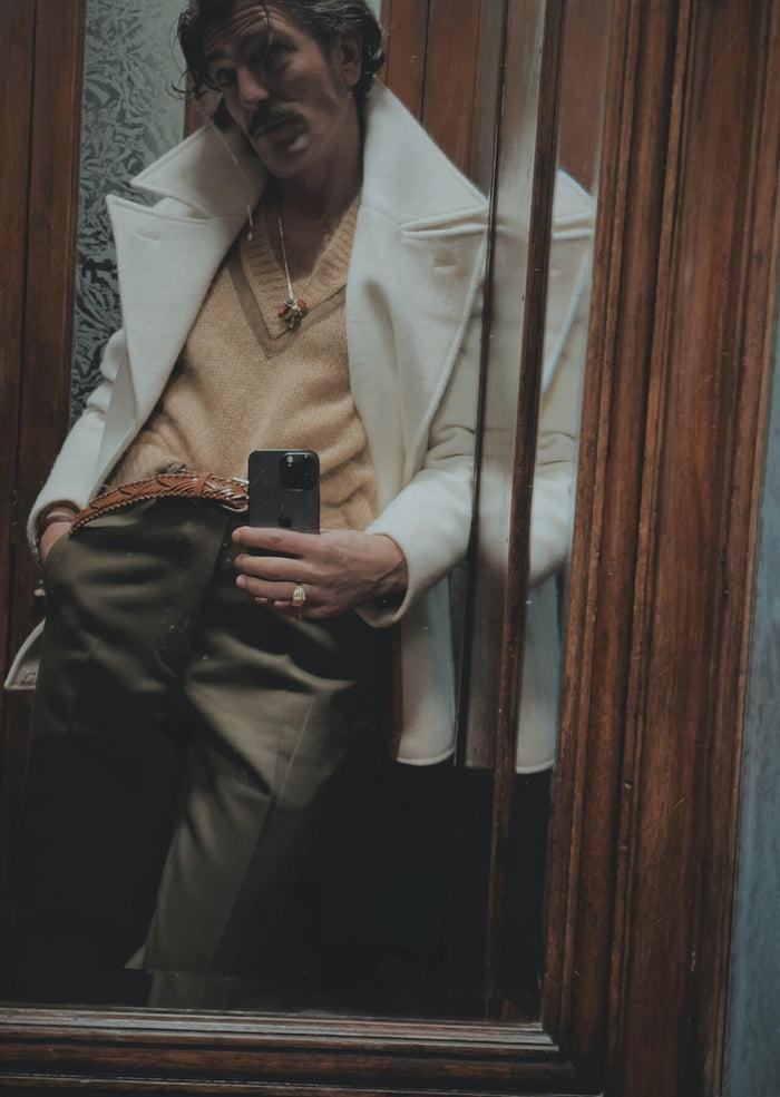 Giuliva Heritage Collection Ottone Coat In Textured Wool