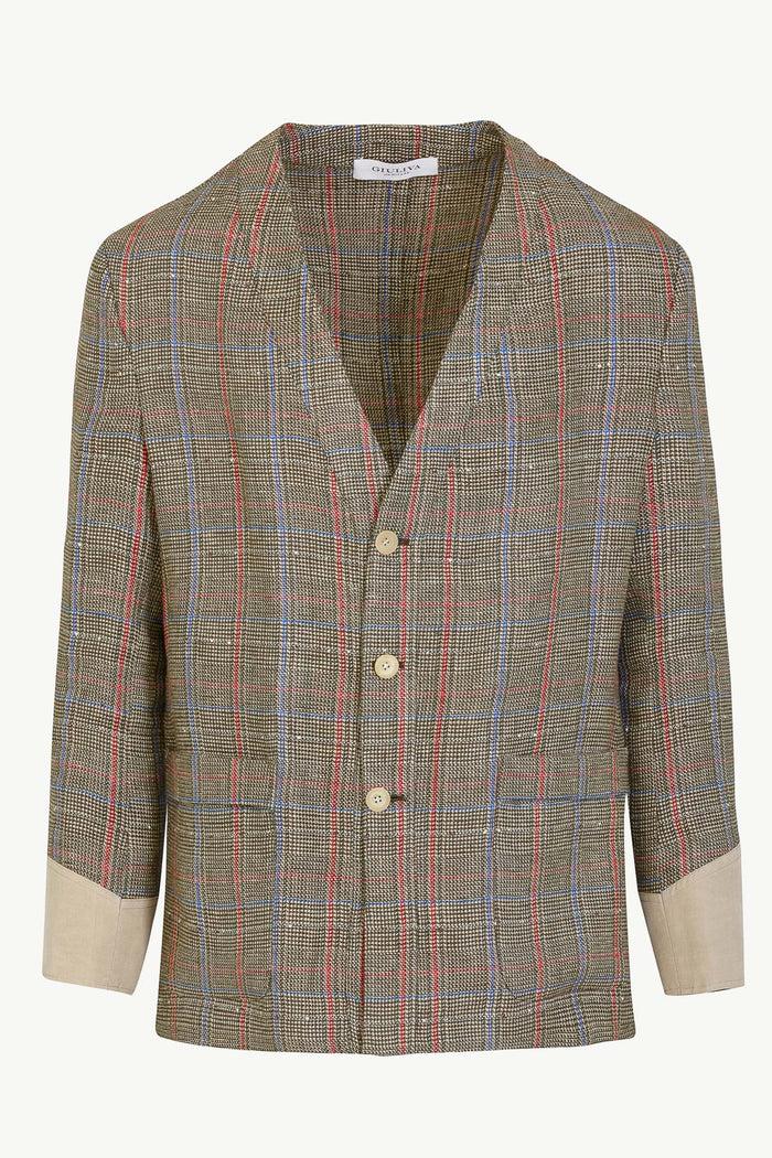 giuliva heritage collection Pablo Blazer in Linen Weave