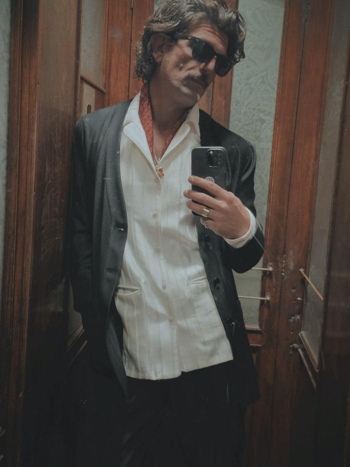 Giuliva Heritage Collection Pablo Blazer In Textured Silk Blend