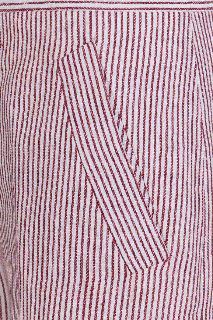 Giuliva Heritage Collection Paola Trousers In Striped Linen