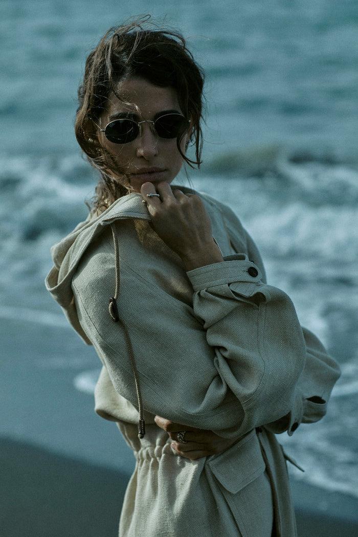 Giuliva Heritage Collection Parker Coat In Linen Cordura