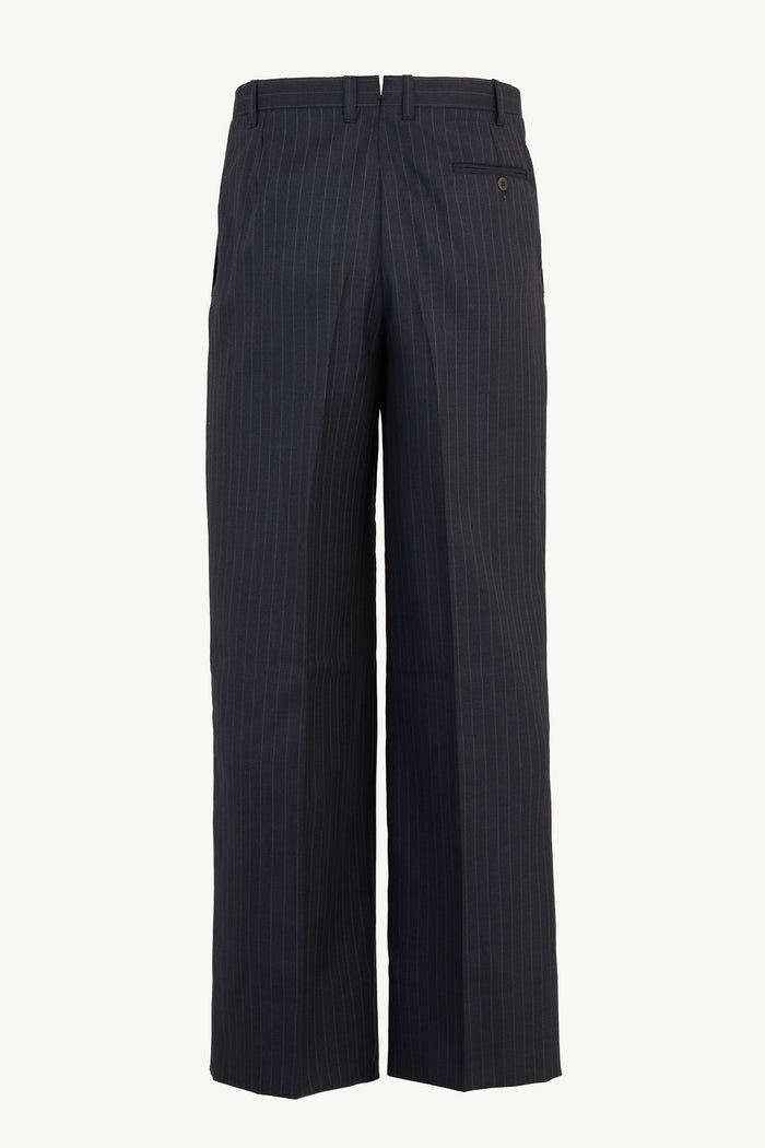 Giuliva Heritage Collection Quinto Trousers In Wool Pinstripe