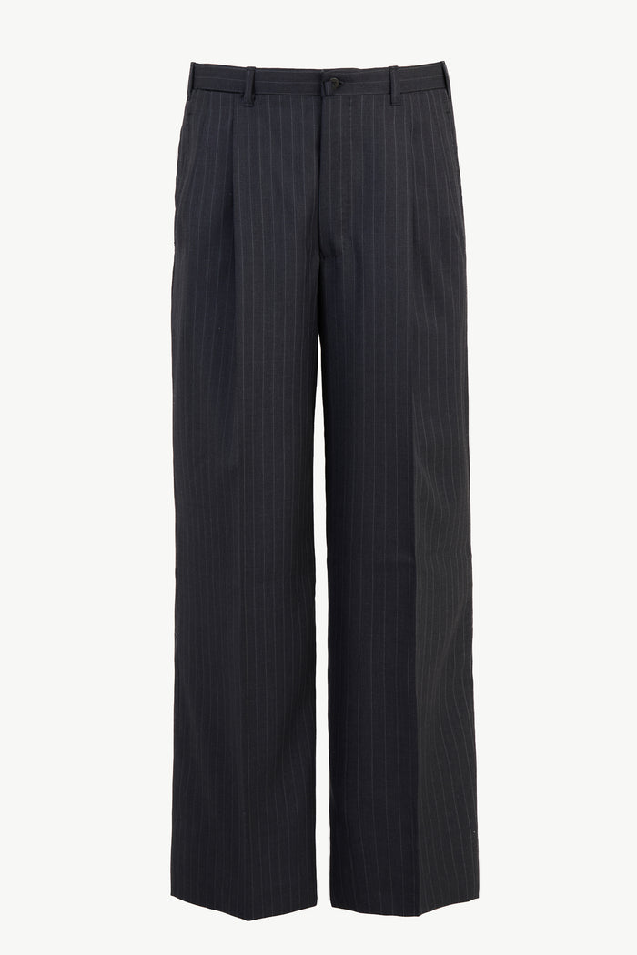 giuliva heritage collection Quinto Trousers in Wool Pinstripe