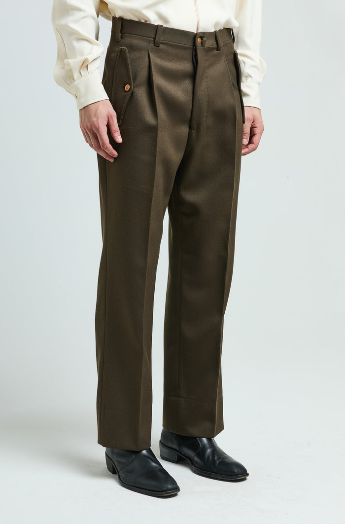 Giuliva Heritage Collection Remo Trousers In Wool Drill