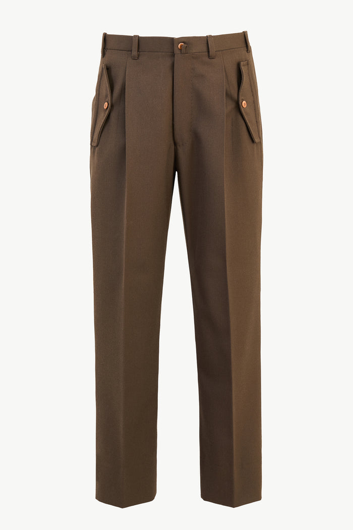 giuliva heritage collection Remo Trousers in Wool Drill