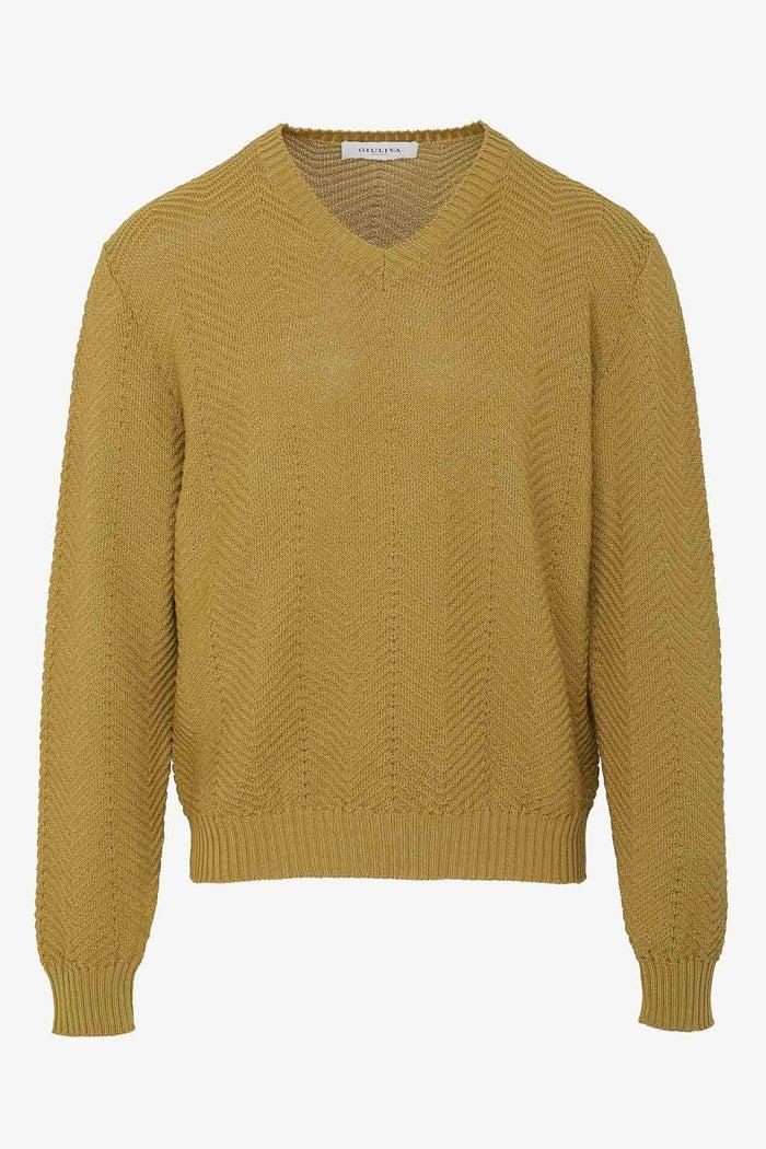 giuliva heritage collection Rino Sweater in Cotton Knit