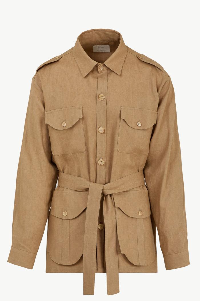giuliva heritage collection Robin Unisex Jacket in Linen