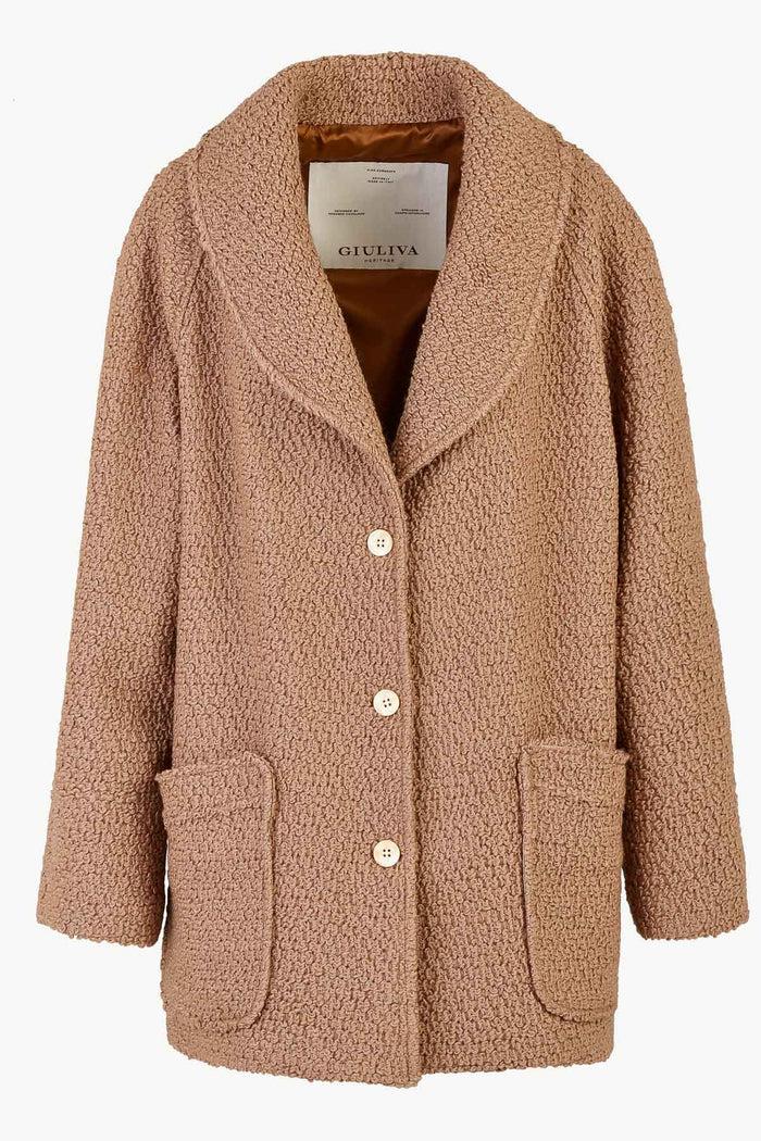 giuliva heritage collection Rosella Coat in Chunky Virgin Wool