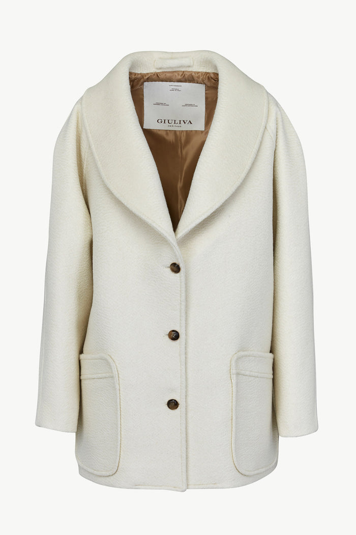 giuliva heritage collection Rosella Coat in Wool and Alpaca