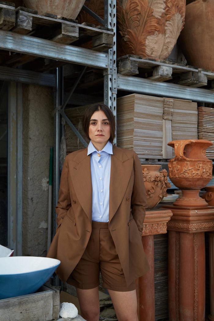 Giuliva Heritage Collection Savannah Shirt In Cotton Twill