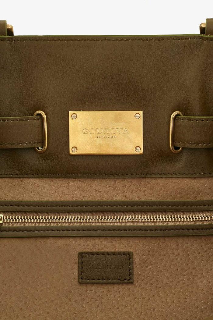 Giuliva Heritage Collection Secchiello Bag In Leather