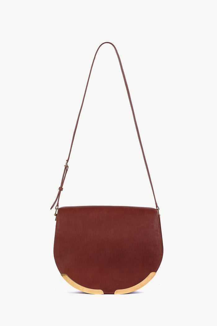 giuliva heritage collection Sella Bag in Leather and Brass