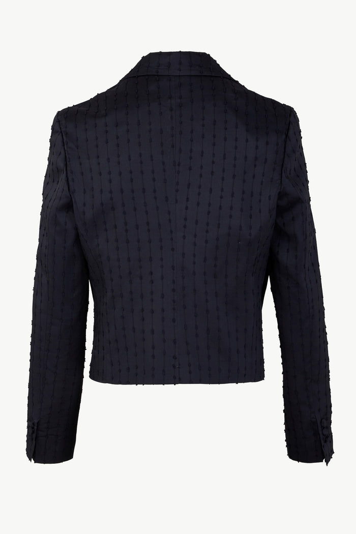 Giuliva Heritage Collection Selva Blazer In Silk Blend Stripes