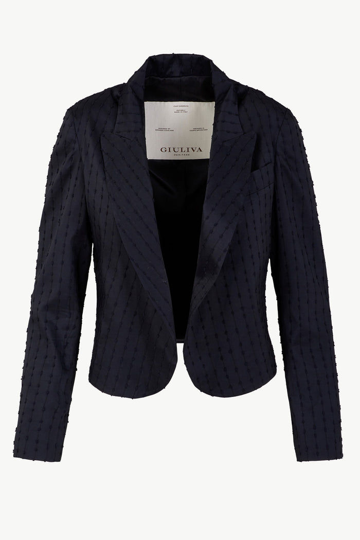 giuliva heritage collection Selva Blazer in Silk Blend Stripes