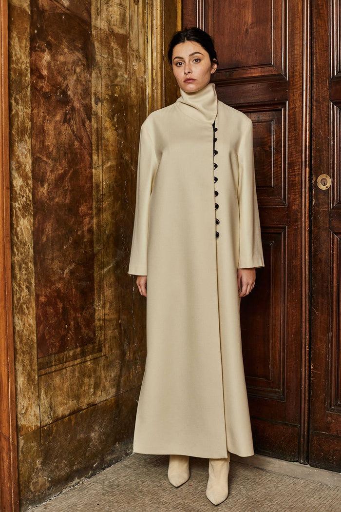 Giuliva Heritage Collection Skye Peplum Coat In Wool