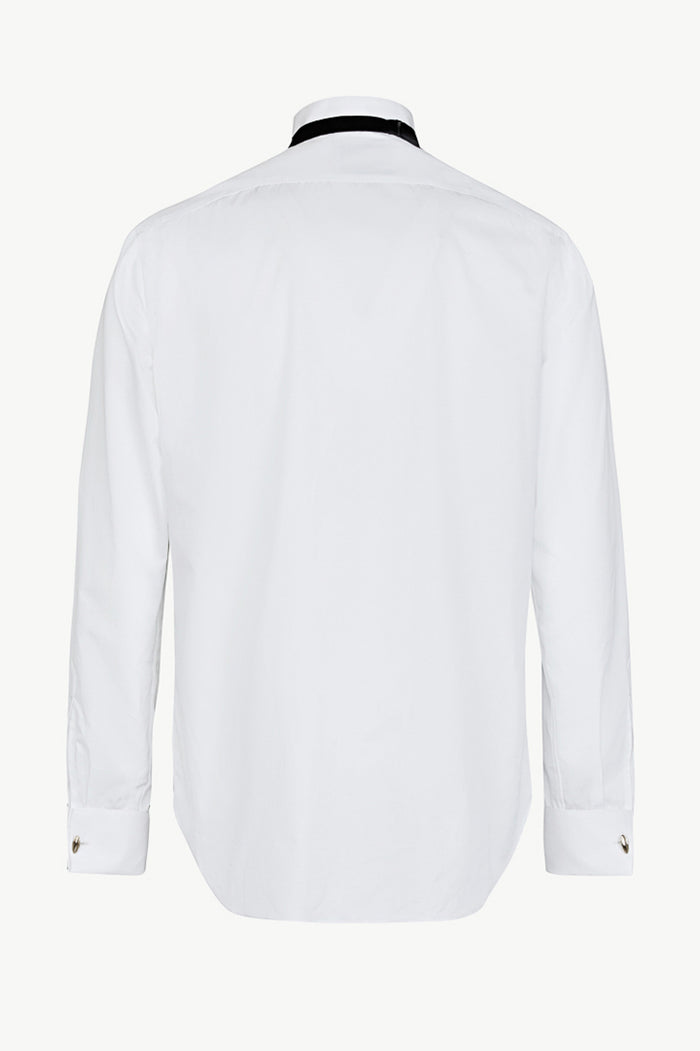 Giuliva Heritage Collection Smoking Shirt In Cotton