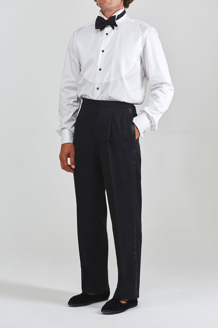 Giuliva Heritage Collection Smoking Trousers In Wool Barathea