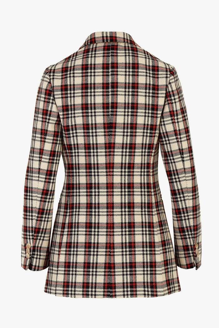 Giuliva Heritage Collection Stella Blazer In Wool Check