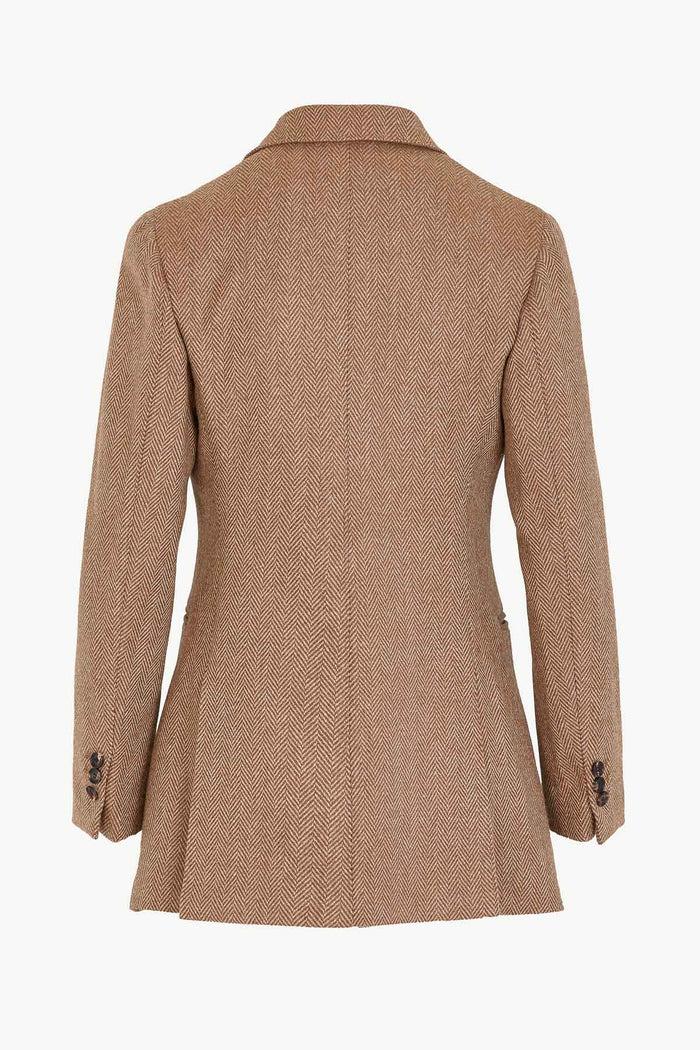 Giuliva Heritage Collection Stella Blazer In Wool Herringbone