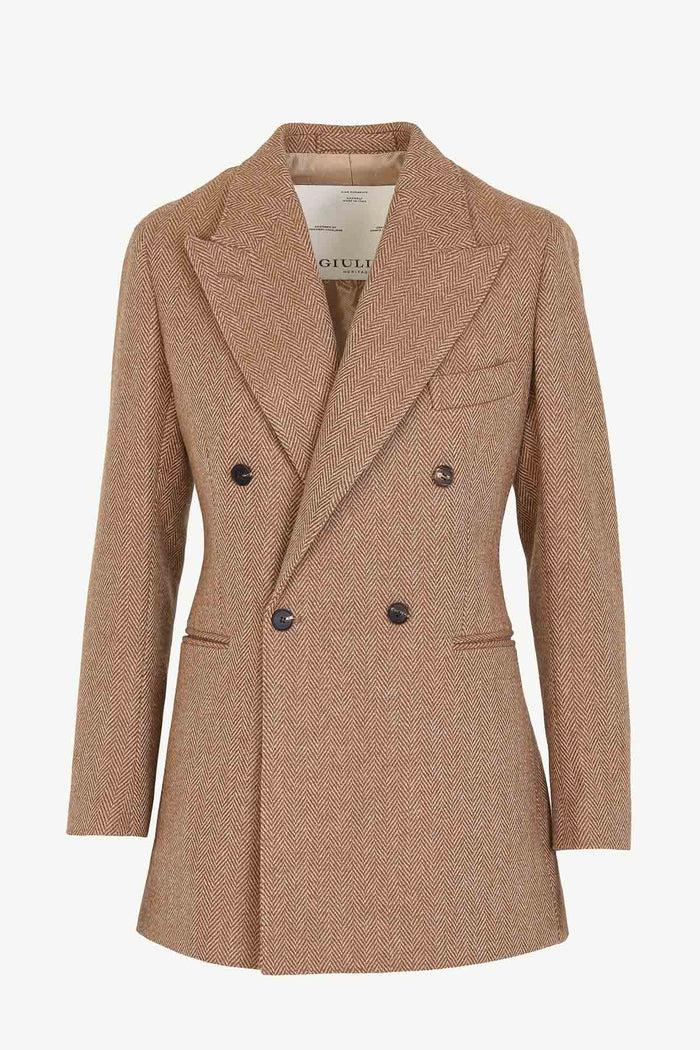 giuliva heritage collection Stella Blazer in Wool Herringbone