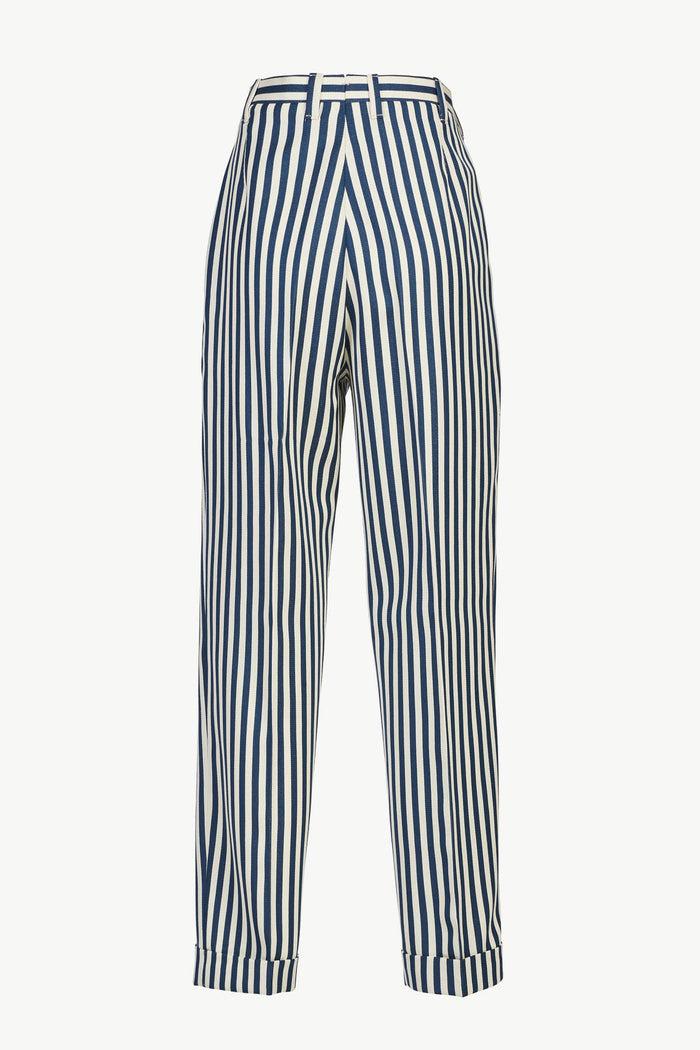 Giuliva Heritage Collection Stella Trousers In Lightweight Wool Pinstripe
