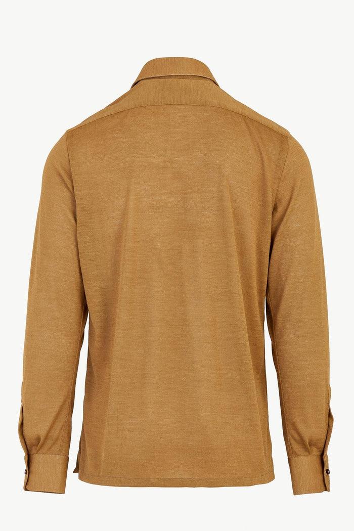 Giuliva Heritage Collection Taddeo Polo Shirt In Wool And Alpaca