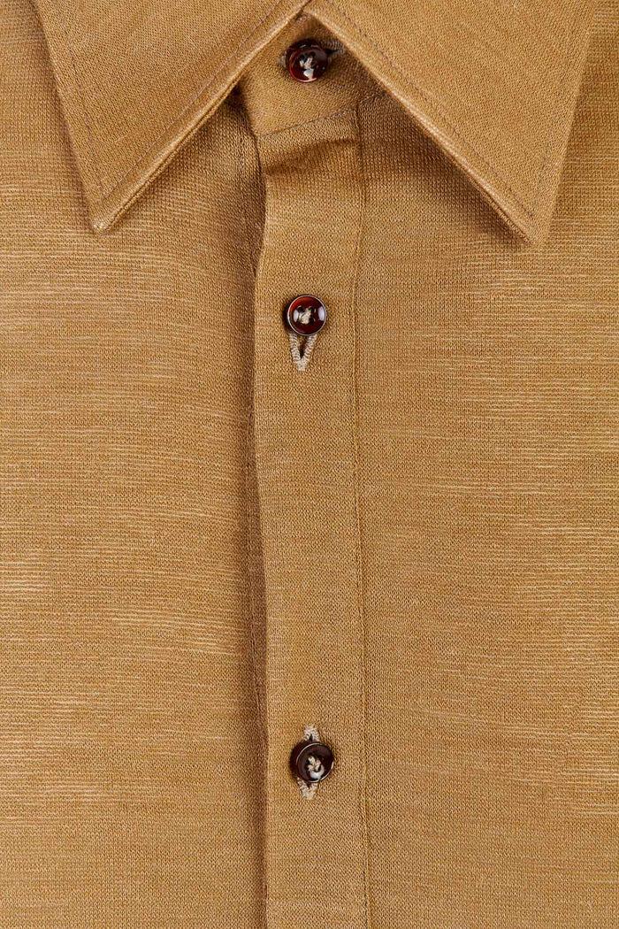 Giuliva Heritage Collection Taddeo Polo Shirt In Wool And Alpaca